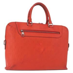 LOUIS VUITTON Damier Infini  Porte Documents Voyage Orange N41143 LV Auth 161486